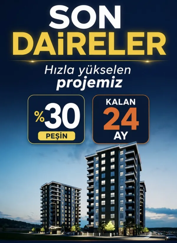 EMLAX'TAN KILAVUZDA %30 PEŞİN KALAN 24 AY VADE İLE 3+1 DAİRE fotoğraf 1